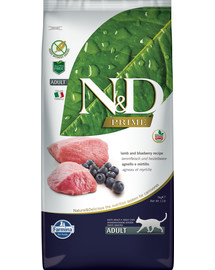 Farmina N&D cat PRIME adult lamb&blueberry 5 kg
